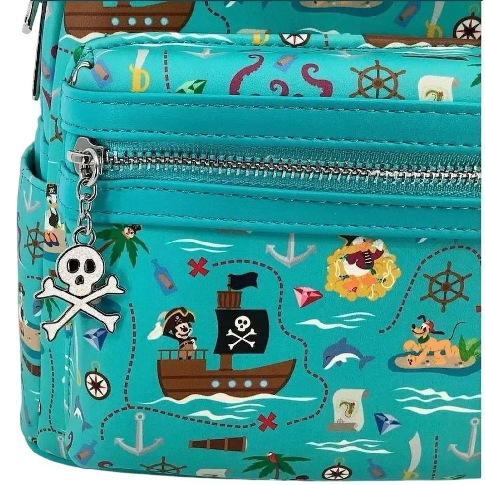 Loungefly Disney Sensational 6 Pirates Mini Backpack Mickey & Friends - Picture 3 of 8